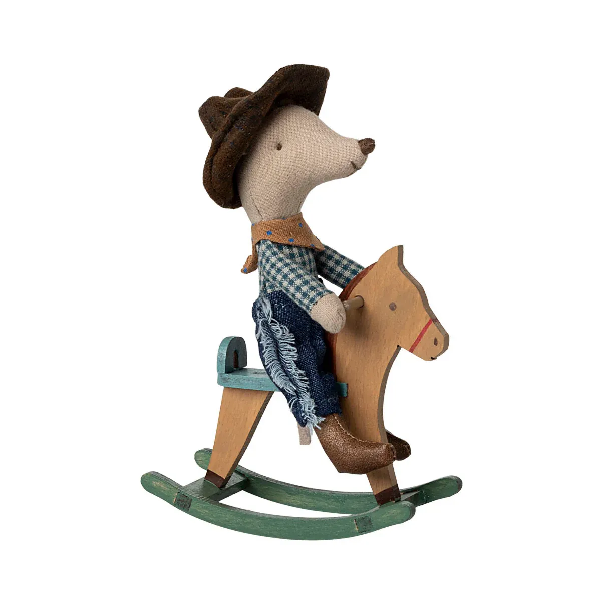 Rocking Horse, Mouse - Dark Brown