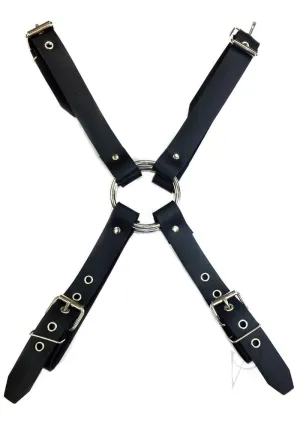 Rouge Rubber Harness Blk Xl