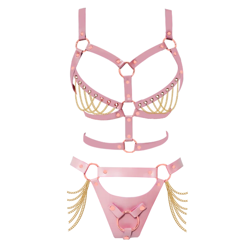 Shaki Sweet Romance Strap On Harness With Silicone Dildo