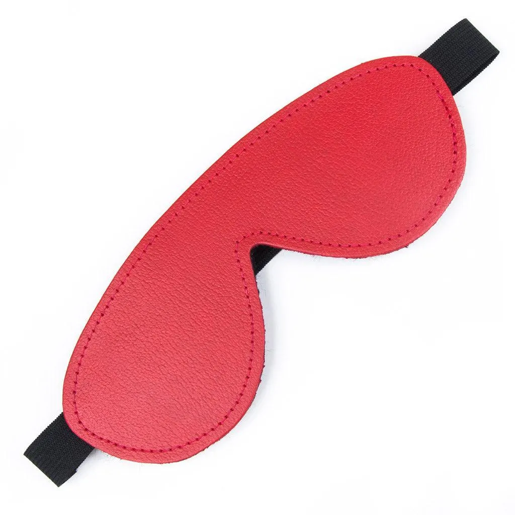Sheepskin-Lined Leather Blindfold