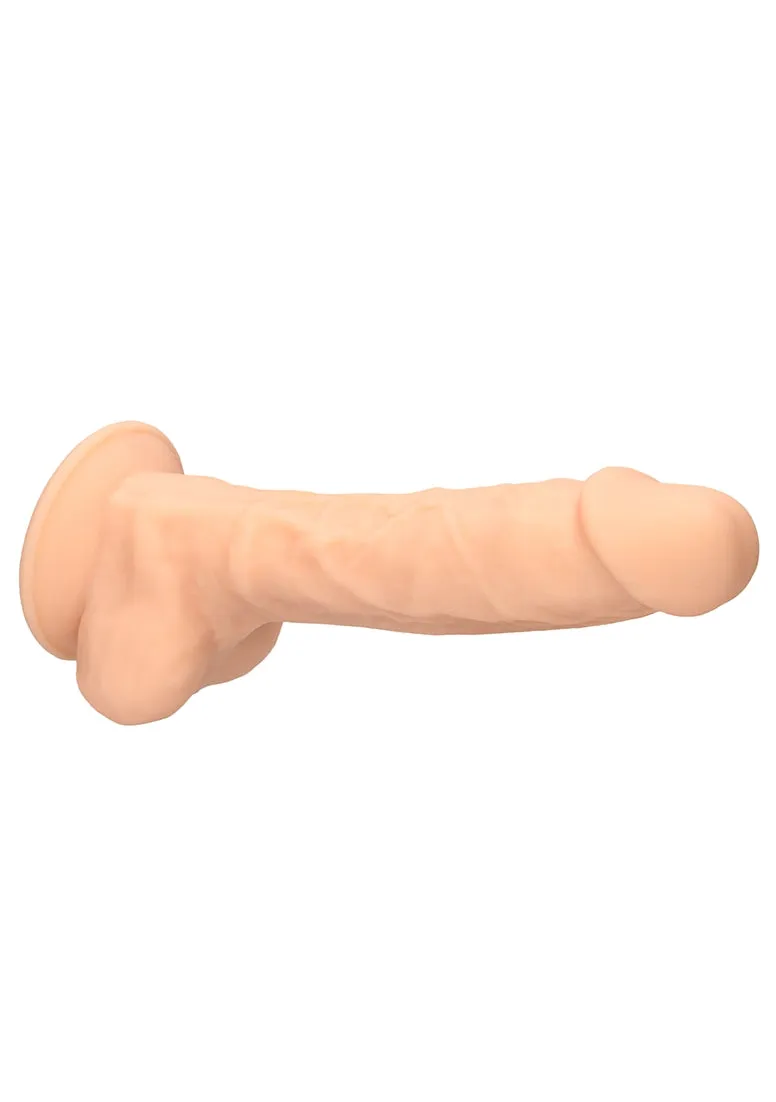 Silicone Dildo With Balls - 7''/ 18 Cm