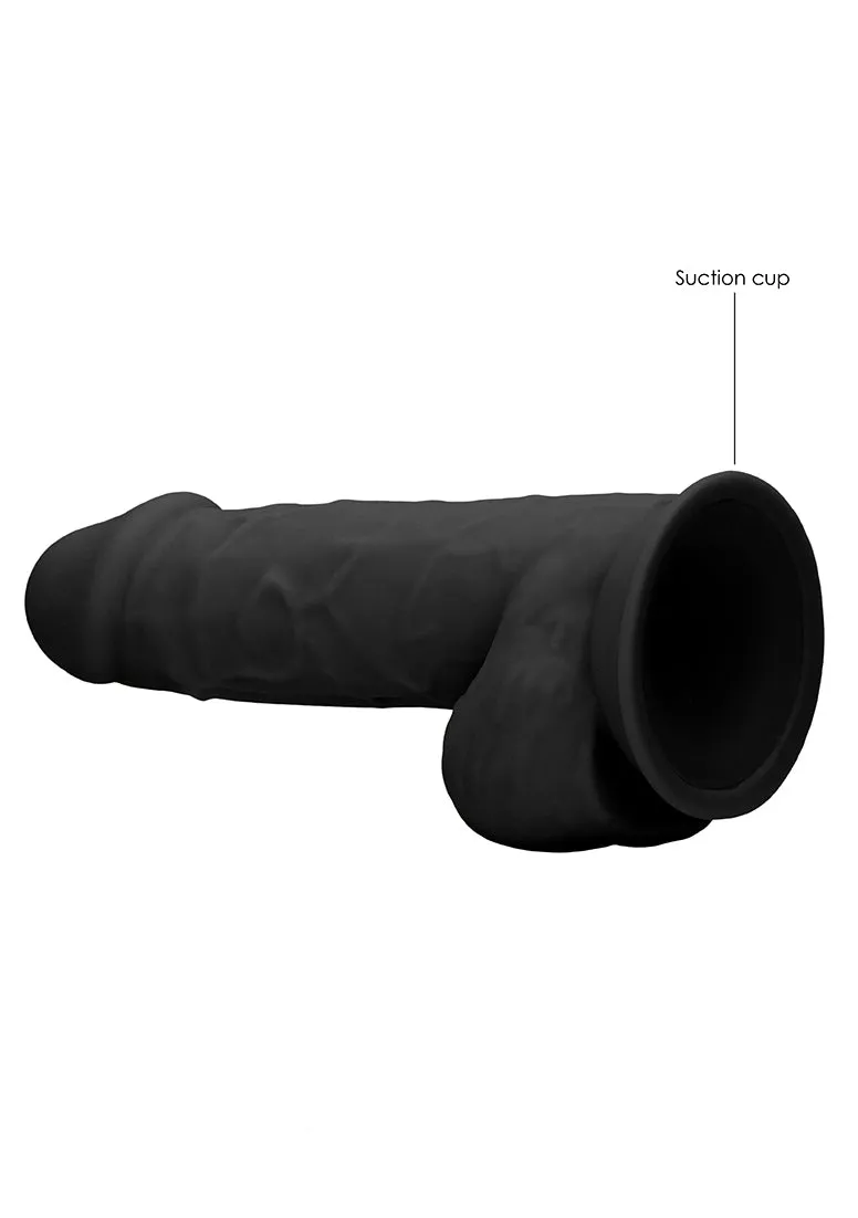 Silicone Dildo With Balls - 8.5''/ 21.6 Cm