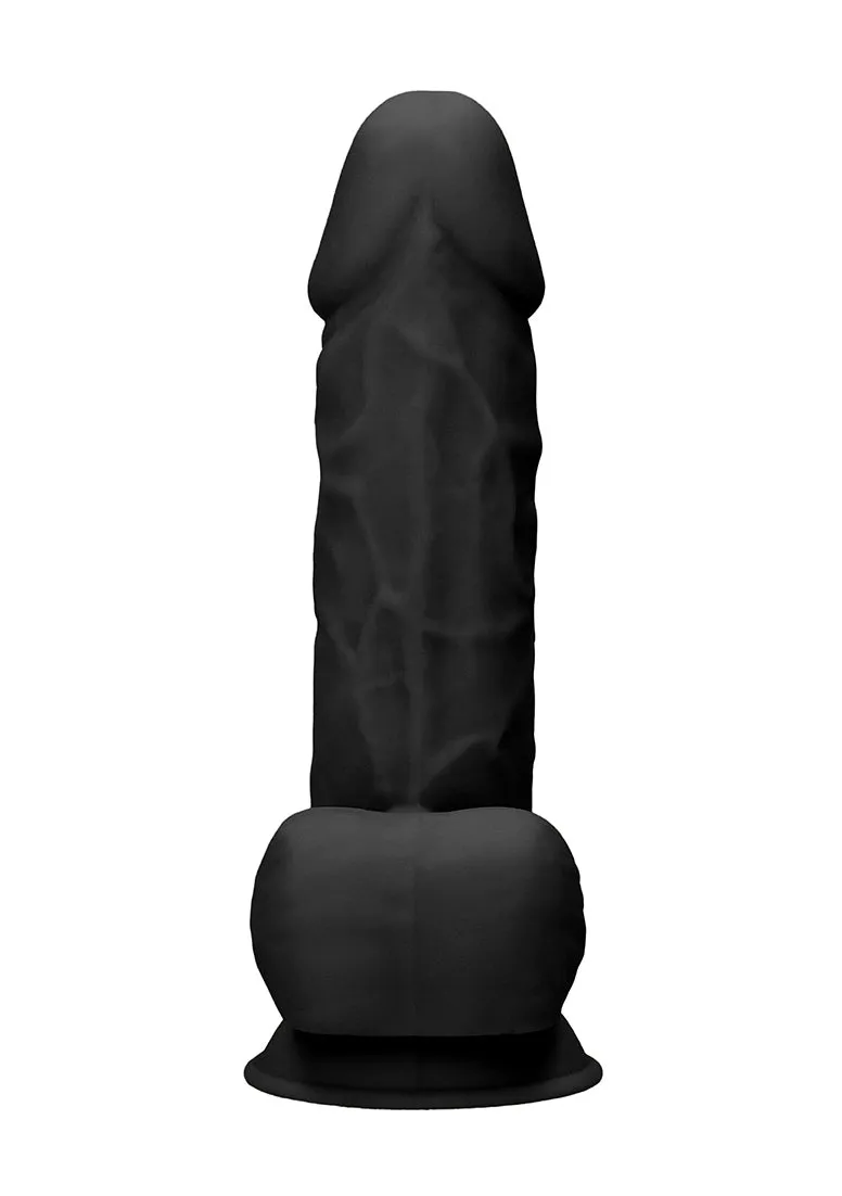 Silicone Dildo With Balls - 8.5''/ 21.6 Cm