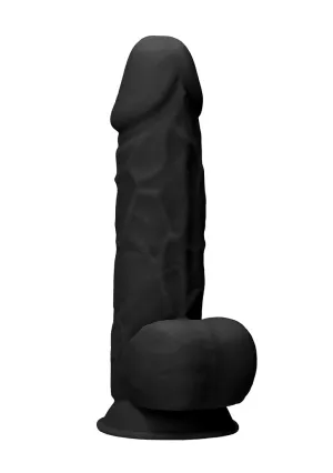 Silicone Dildo With Balls - 8.5''/ 21.6 Cm