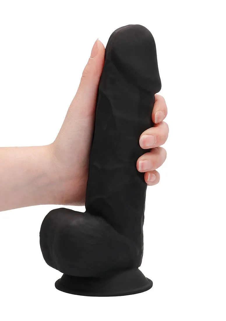 Silicone Dildo With Balls - 8.5''/ 21.6 Cm