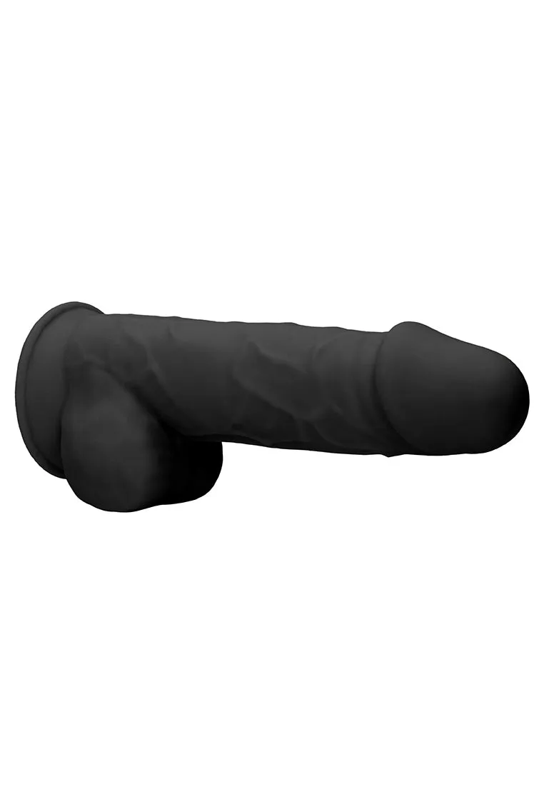 Silicone Dildo With Balls - 8.5''/ 21.6 Cm