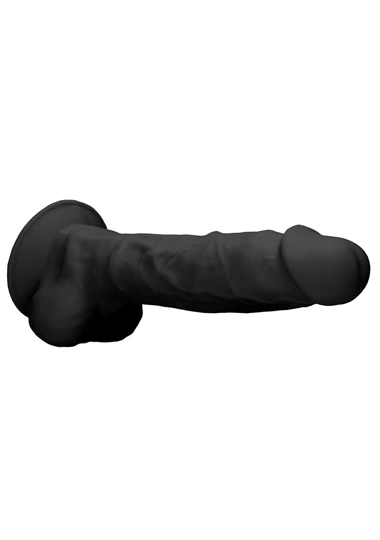 Silicone Dildo With Balls - 9''/ 22.8 Cm