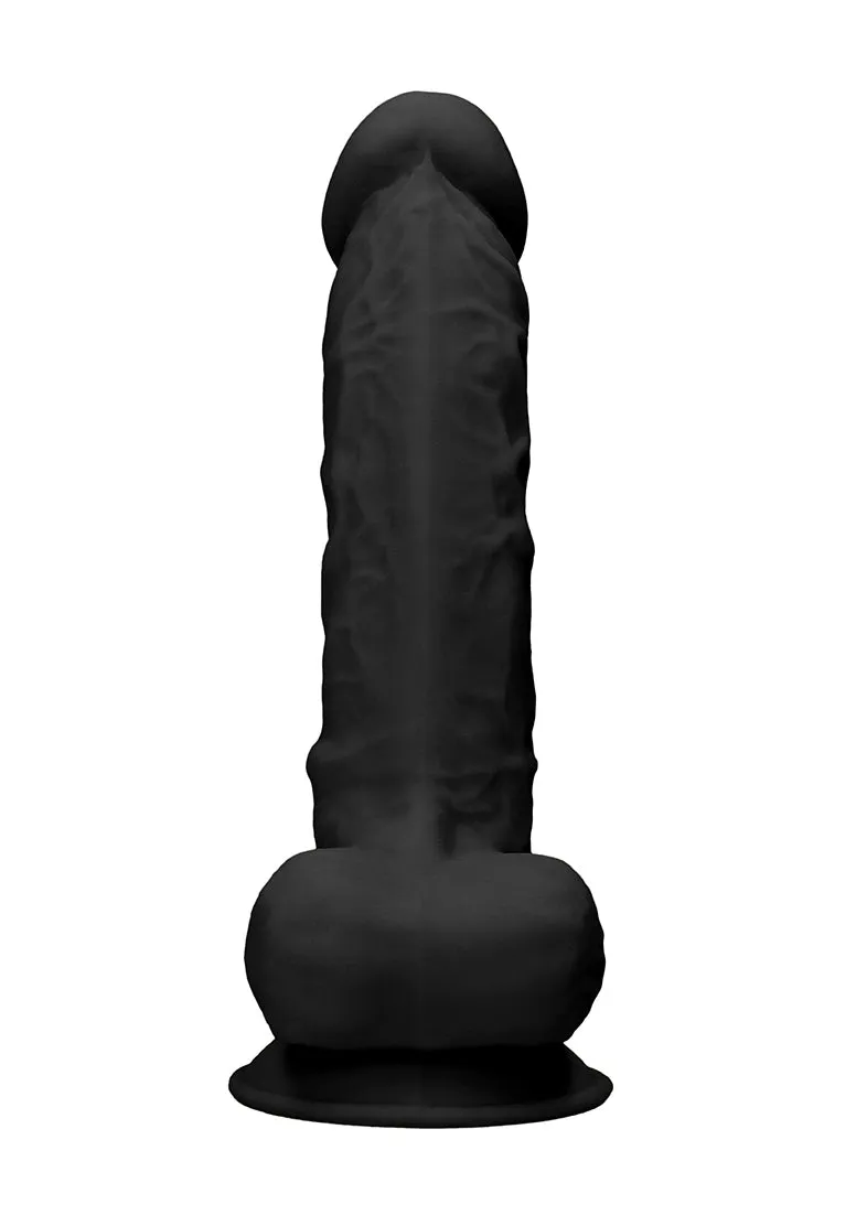 Silicone Dildo With Balls - 9''/ 22.8 Cm