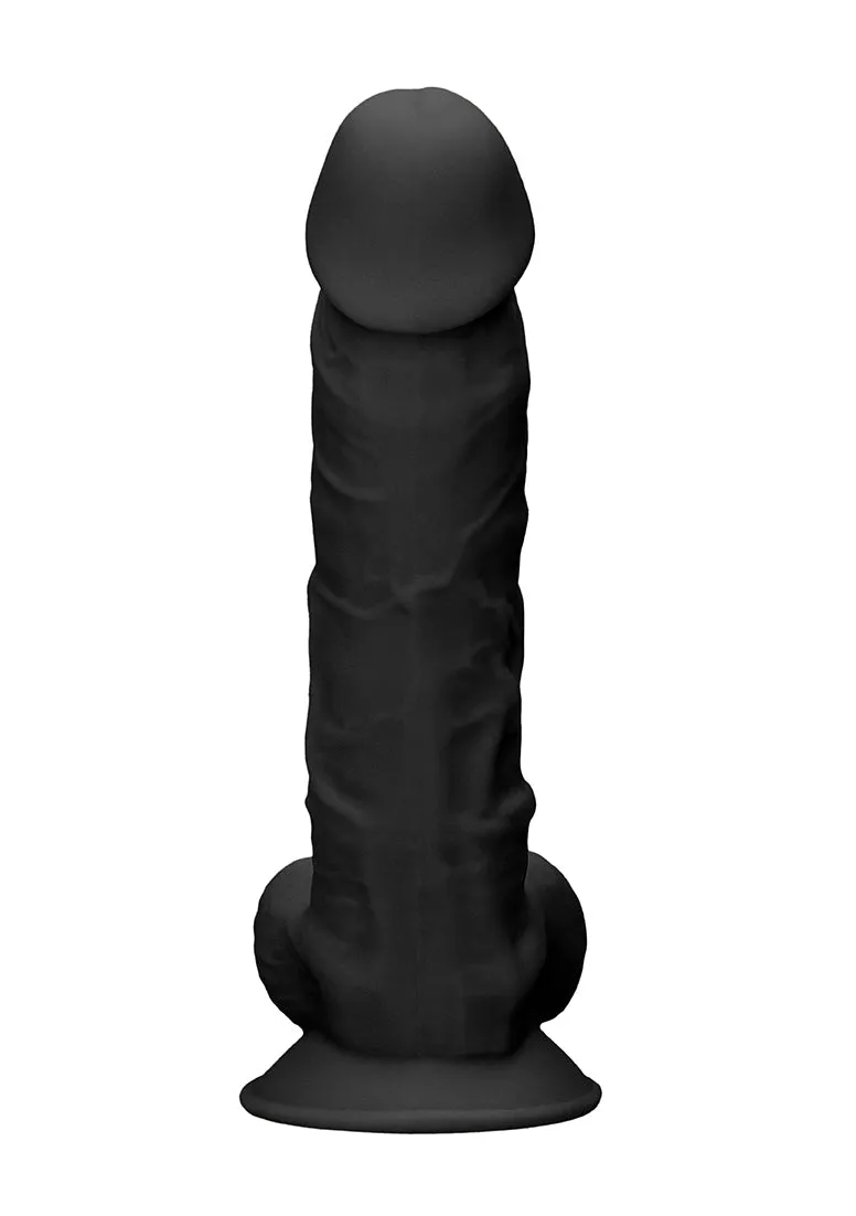 Silicone Dildo With Balls - 9''/ 22.8 Cm