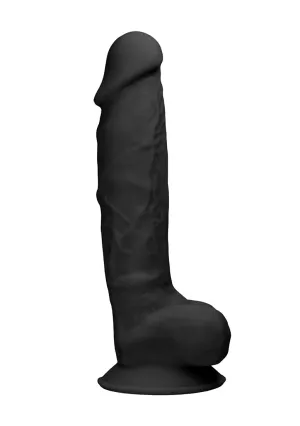 Silicone Dildo With Balls - 9''/ 22.8 Cm