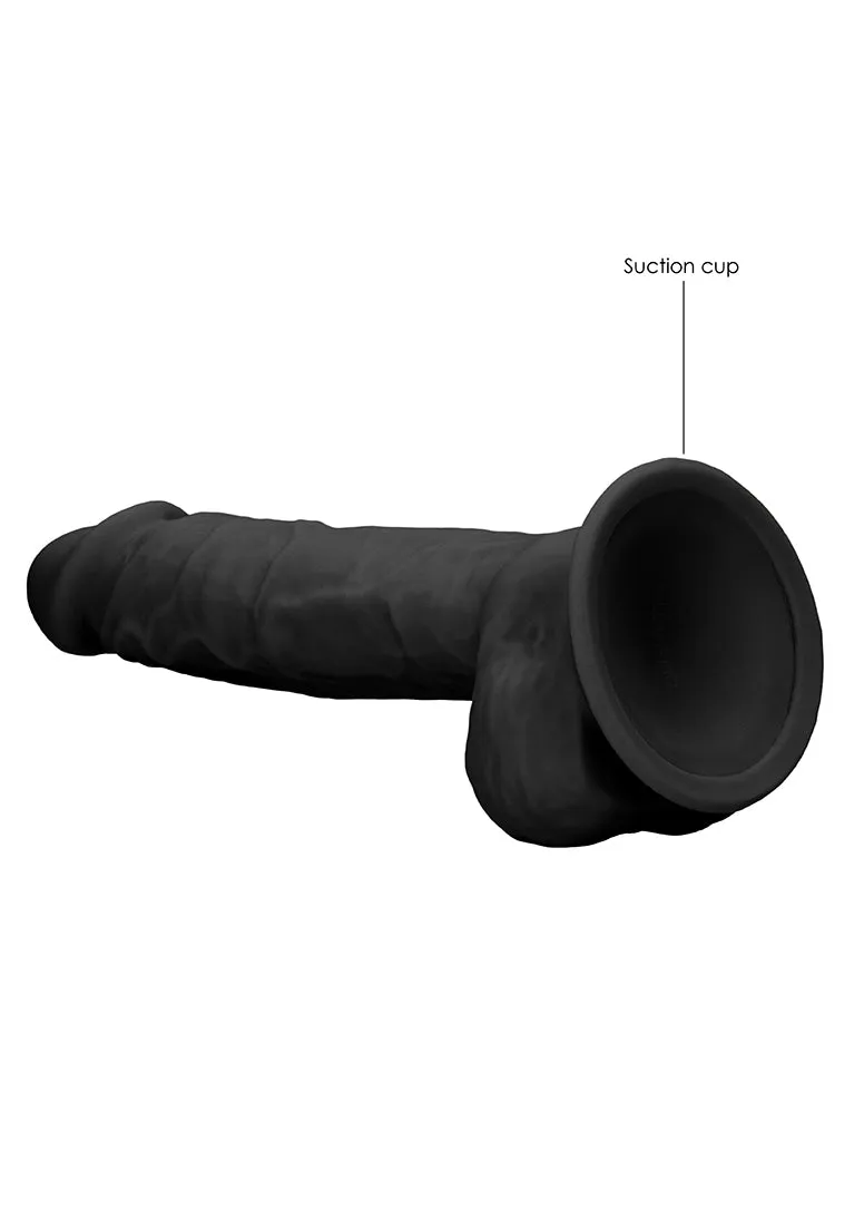 Silicone Dildo With Balls - 9''/ 22.8 Cm
