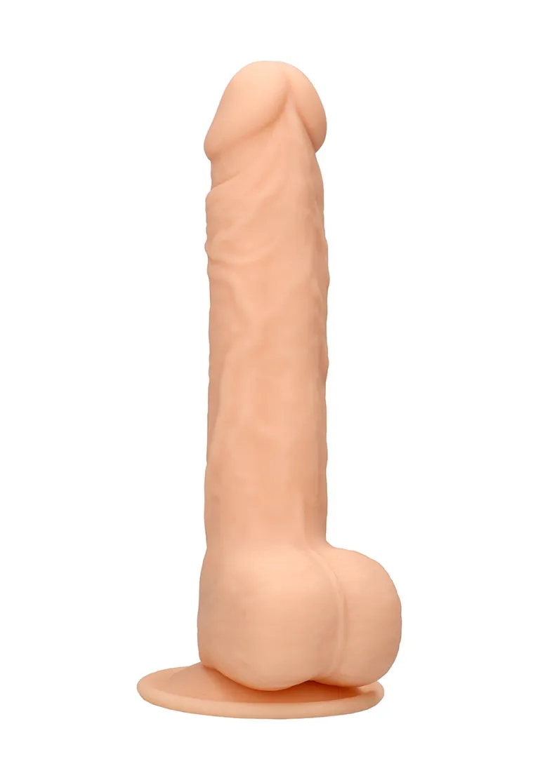Silicone Dildo With Balls - 9.5''/ 24 Cm