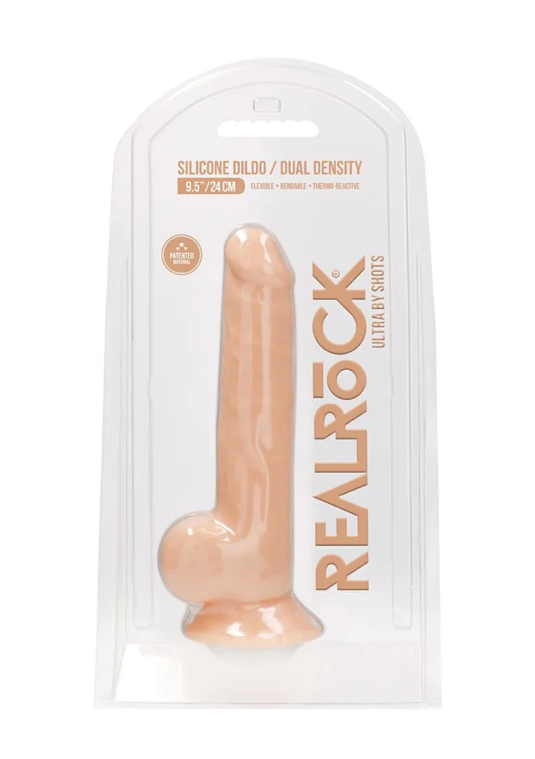 Silicone Dildo With Balls - 9.5''/ 24 Cm