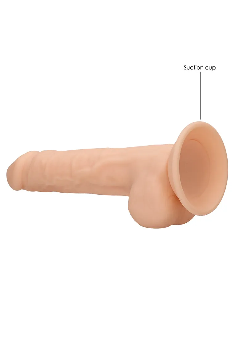 Silicone Dildo With Balls - 9.5''/ 24 Cm
