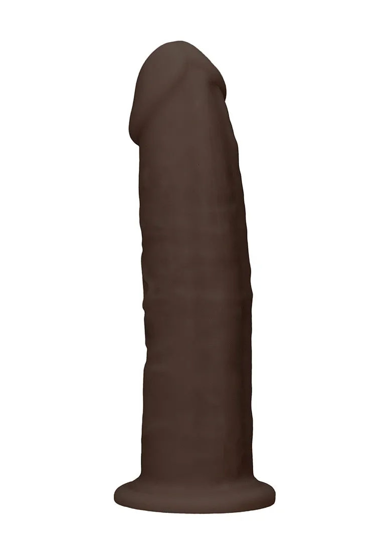 Silicone Dildo Without Balls - 15.3 Cm - Brown