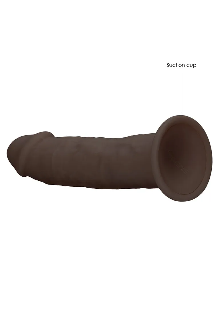 Silicone Dildo Without Balls - 15.3 Cm - Brown