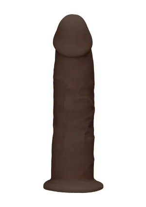 Silicone Dildo Without Balls - 15.3 Cm - Brown