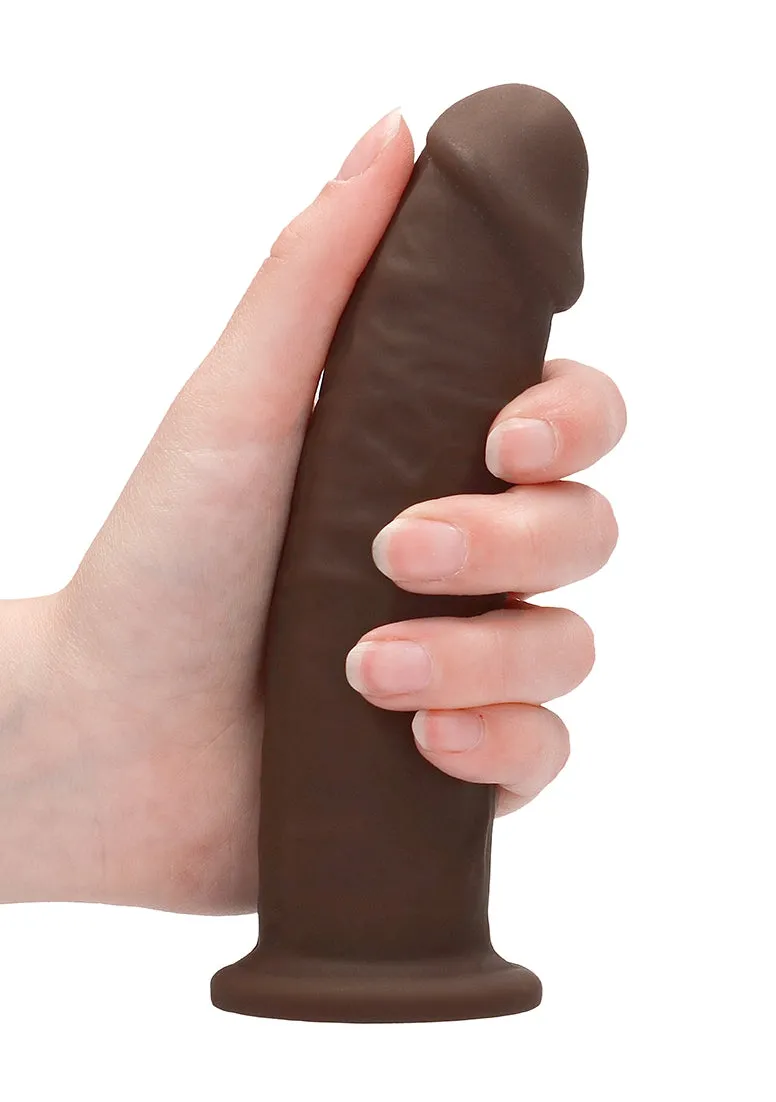Silicone Dildo Without Balls - 15.3 Cm - Brown