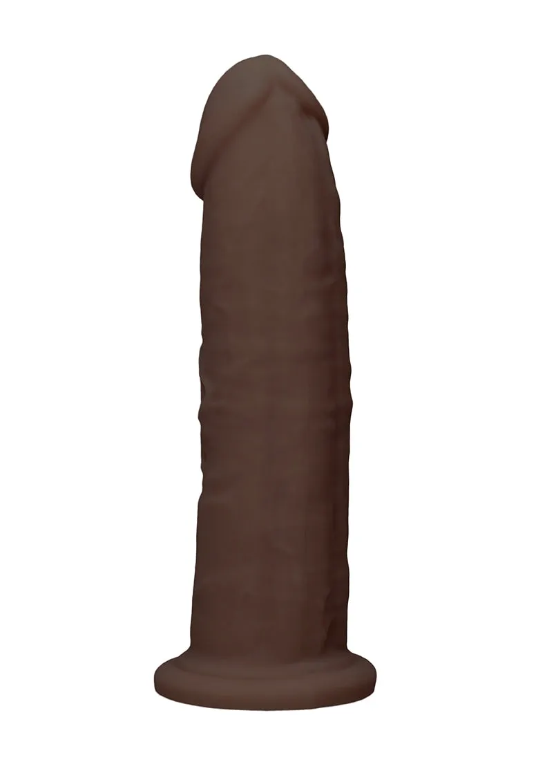 Silicone Dildo Without Balls - 22.8 Cm - Brown