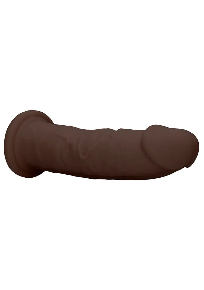 Silicone Dildo Without Balls - 22.8 Cm - Brown