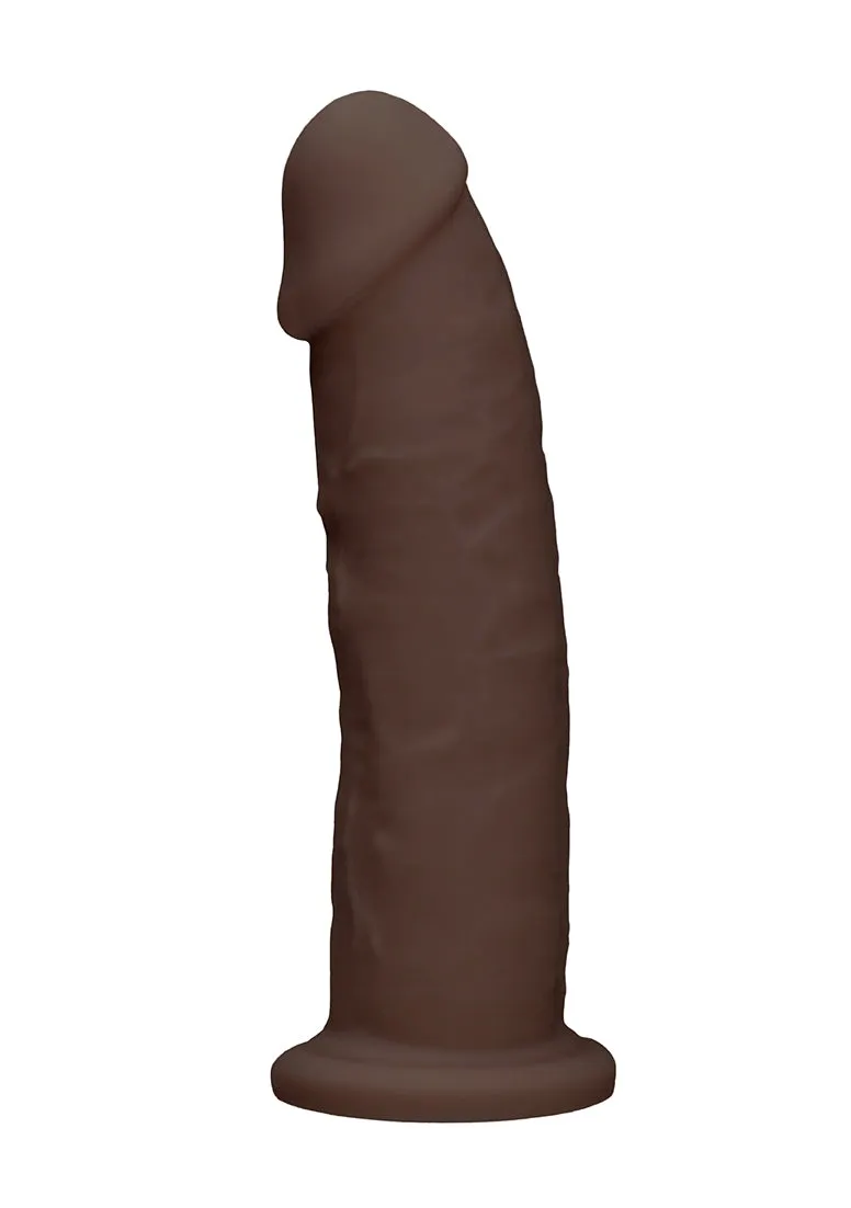 Silicone Dildo Without Balls - 22.8 Cm - Brown