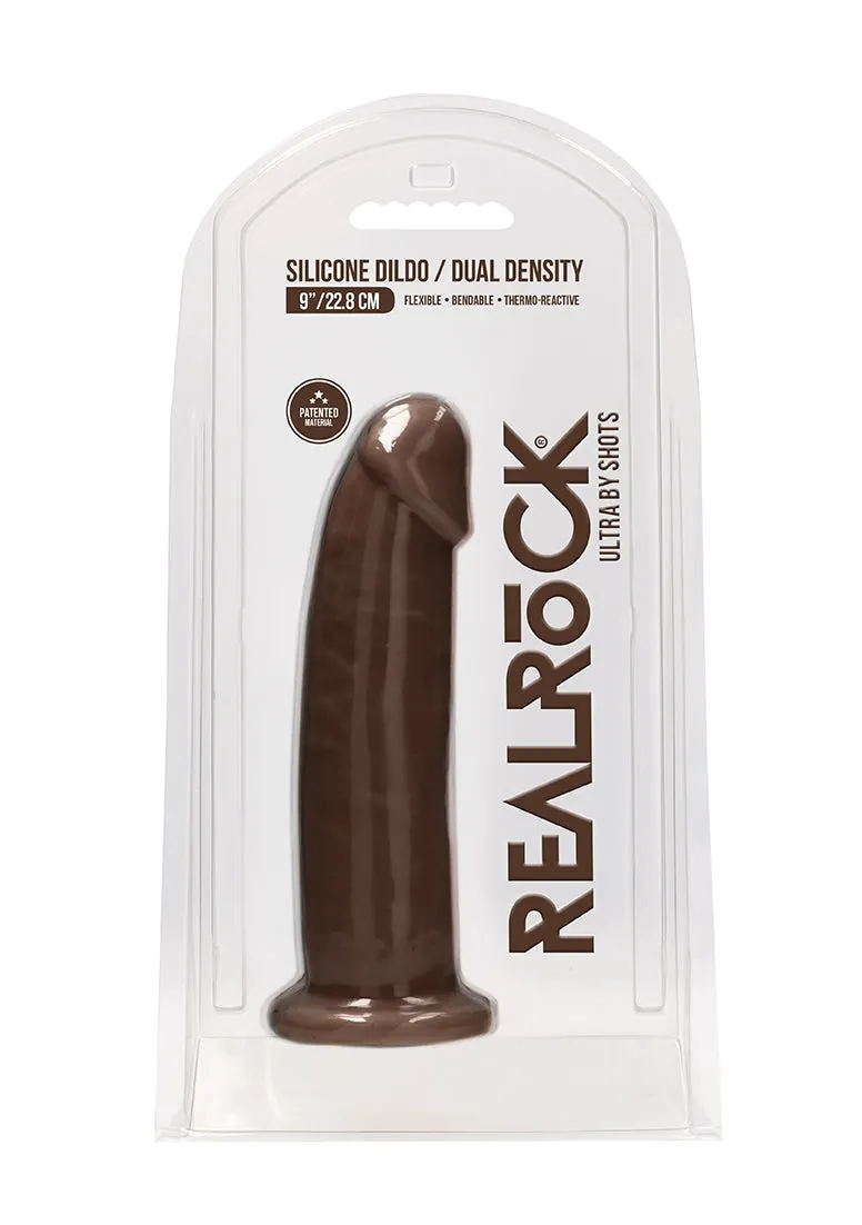 Silicone Dildo Without Balls - 22.8 Cm - Brown