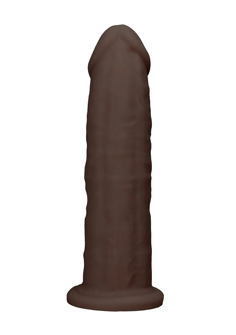 Silicone Dildo Without Balls - 22.8 Cm - Brown