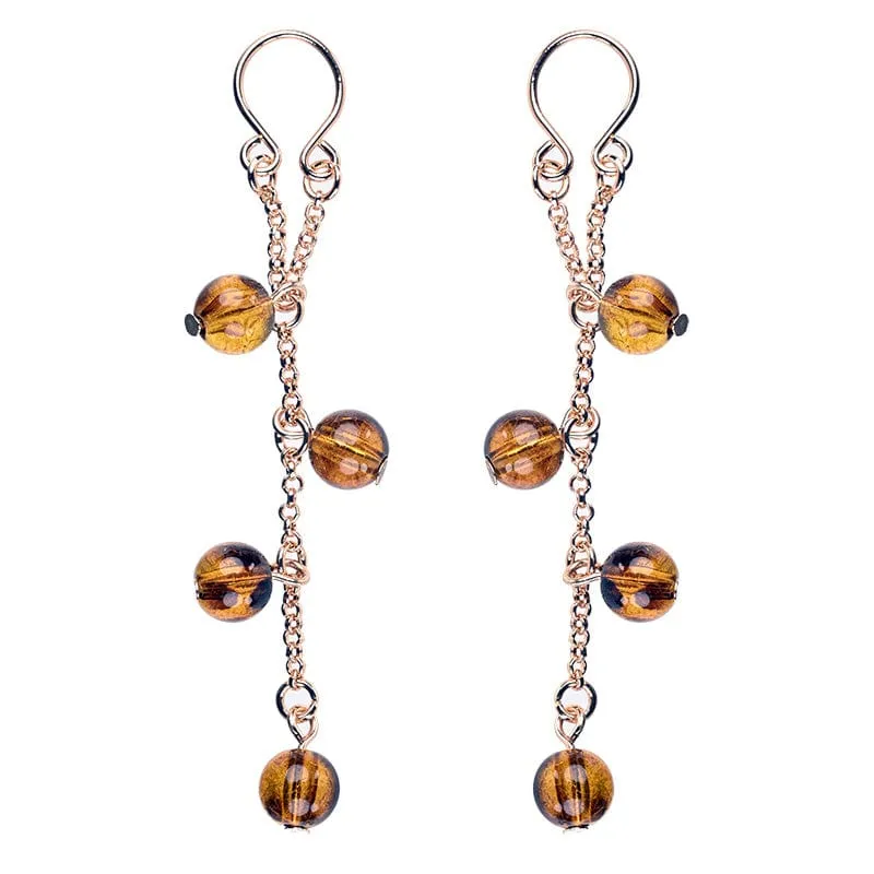 Sportsheets Sincerely Amber Nipple Jewelry