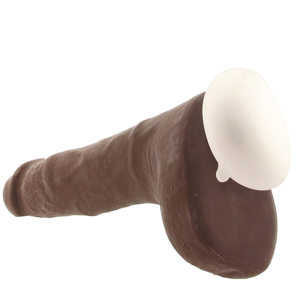 The Realistic 9.5 Inch Squirting Cock in Chocolate