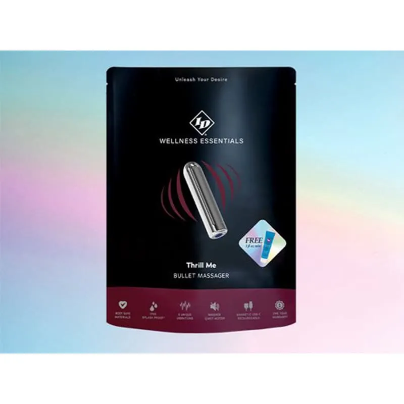 Thrill Me Bullet Massager - Silver