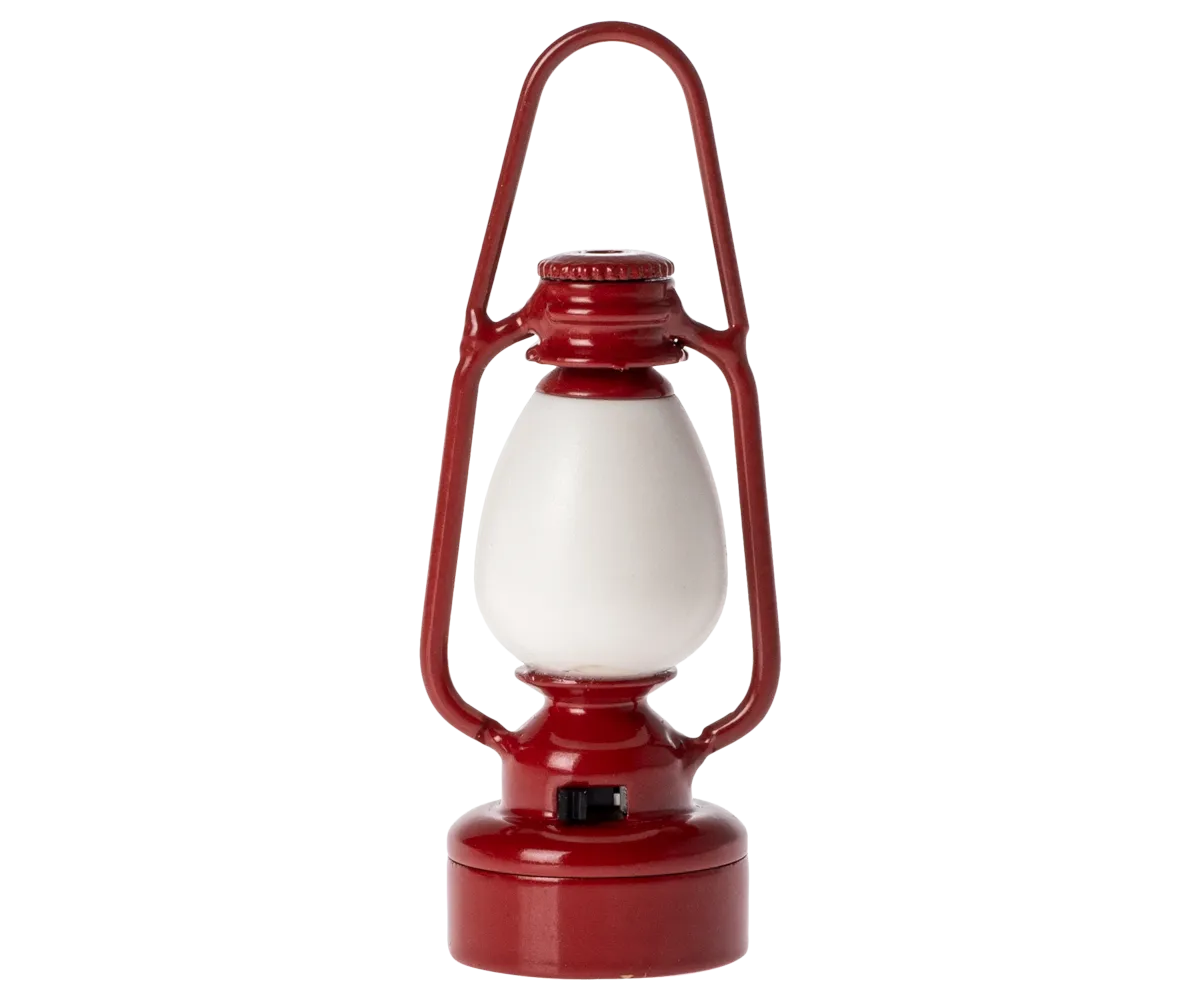 Vintage lantern, Mouse - Red