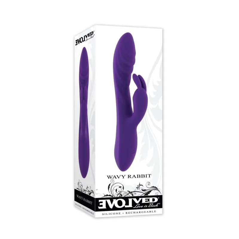 Wavy Rabbit Purple